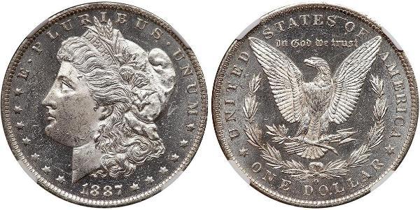 1 Dollar 美利堅合眾國 (1776 - ) 銀 