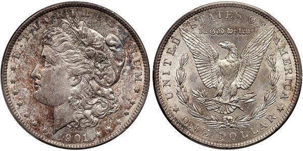 1 Dollar 美利堅合眾國 (1776 - ) 銀 