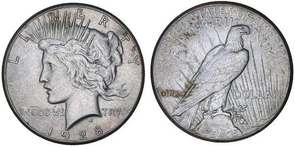 1 Dollar 美利堅合眾國 (1776 - ) 銀 