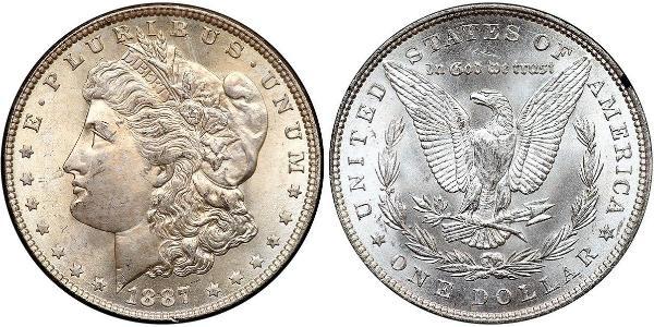 1 Dollar 美利堅合眾國 (1776 - ) 銀 
