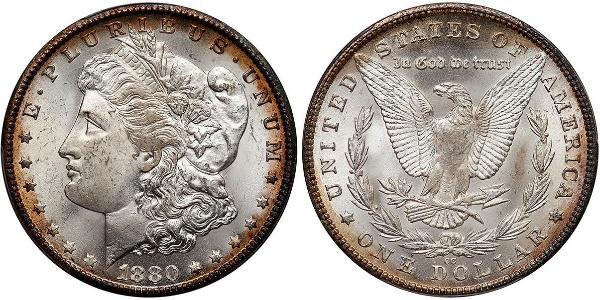 1 Dollar 美利堅合眾國 (1776 - ) 銀 