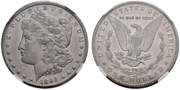 1 Dollar 美利堅合眾國 (1776 - ) 銀 