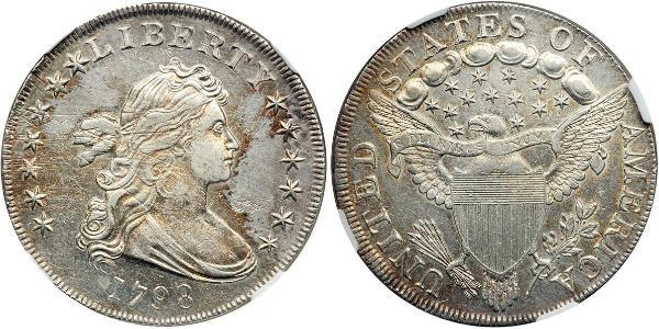 1 Dollar 美利堅合眾國 (1776 - ) 銀 Anne Willing Bingham (1764-1801)