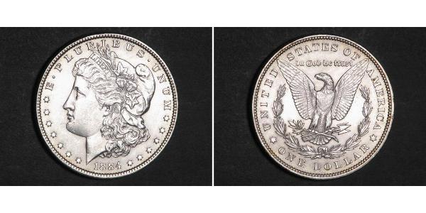 1 Dollar 美利堅合眾國 (1776 - ) 銀 