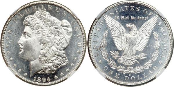 1 Dollar 美利堅合眾國 (1776 - ) 銀 
