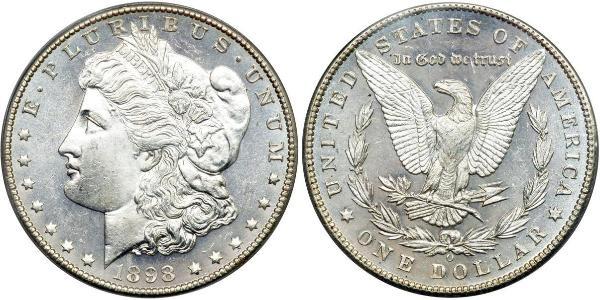 1 Dollar 美利堅合眾國 (1776 - ) 銀 