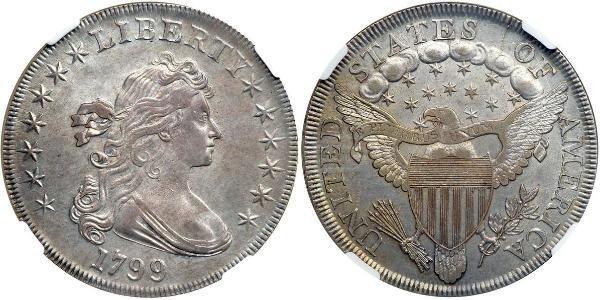 1 Dollar 美利堅合眾國 (1776 - ) 銀 Anne Willing Bingham (1764-1801)