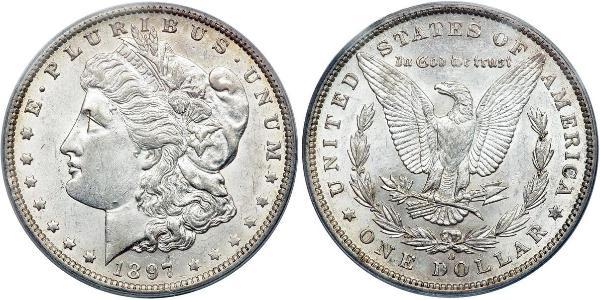 1 Dollar 美利堅合眾國 (1776 - ) 銀 