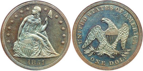 1 Dollar 美利堅合眾國 (1776 - ) 銀 