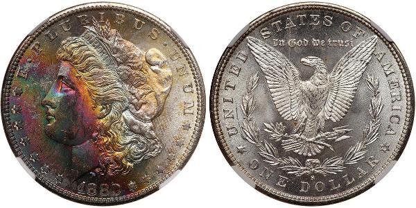 1 Dollar 美利堅合眾國 (1776 - ) 銀 