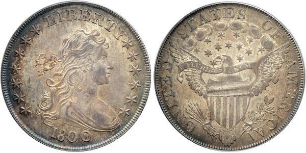 1 Dollar 美利堅合眾國 (1776 - ) 銀 Anne Willing Bingham (1764-1801)