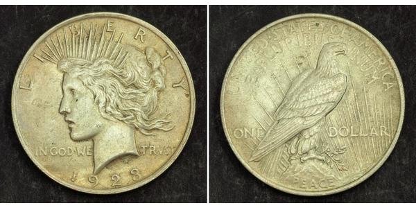 1 Dollar 美利堅合眾國 (1776 - ) 銀 
