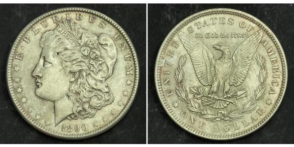 1 Dollar 美利堅合眾國 (1776 - ) 銀 