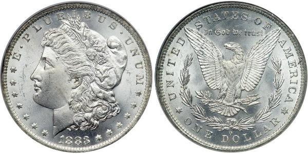 1 Dollar 美利堅合眾國 (1776 - ) 銀 