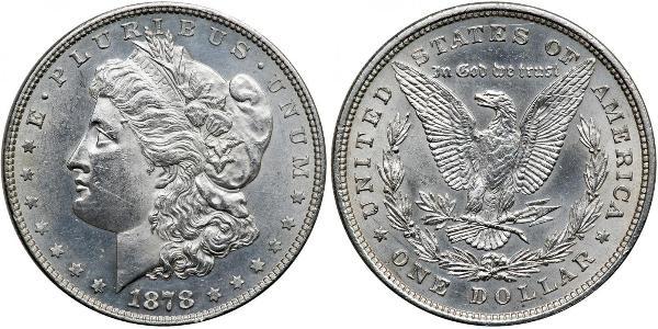 1 Dollar 美利堅合眾國 (1776 - ) 銀 