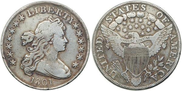 1 Dollar 美利堅合眾國 (1776 - ) 銀 Anne Willing Bingham (1764-1801)