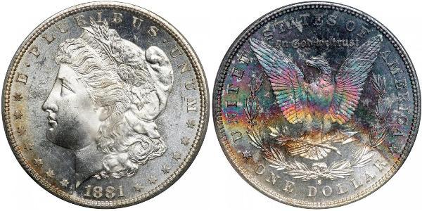 1 Dollar 美利堅合眾國 (1776 - ) 銀 