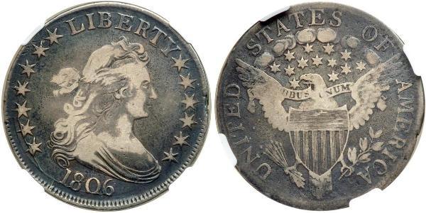 1 Dollar 美利堅合眾國 (1776 - ) 銀 Anne Willing Bingham (1764-1801)
