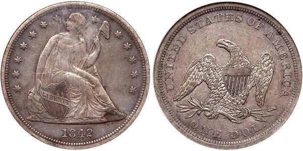 1 Dollar 美利堅合眾國 (1776 - ) 銀 