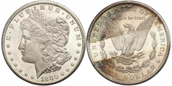 1 Dollar 美利堅合眾國 (1776 - ) 銀 