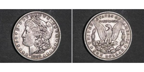 1 Dollar 美利堅合眾國 (1776 - ) 銀 