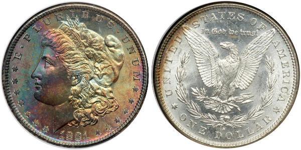 1 Dollar 美利堅合眾國 (1776 - ) 銀 