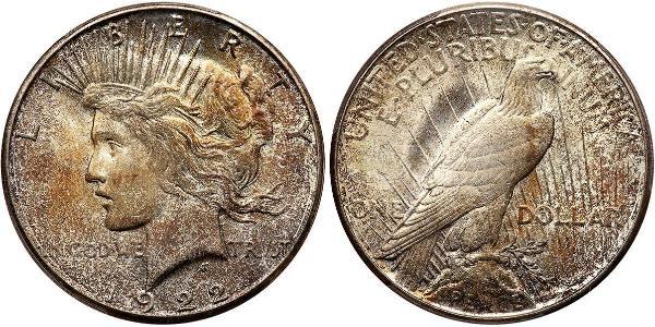 1 Dollar 美利堅合眾國 (1776 - ) 銀 