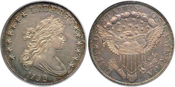 1 Dollar 美利堅合眾國 (1776 - ) 銀 Anne Willing Bingham (1764-1801)