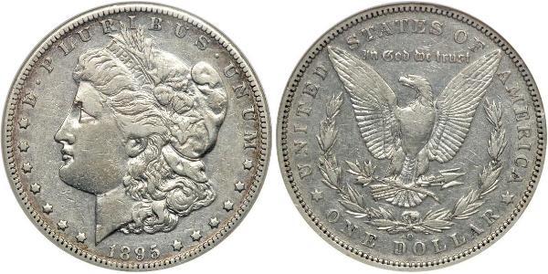 1 Dollar 美利堅合眾國 (1776 - ) 銀 