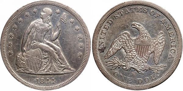 1 Dollar 美利堅合眾國 (1776 - ) 銀 