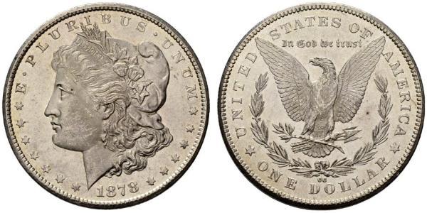 1 Dollar 美利堅合眾國 (1776 - ) 銀 
