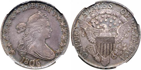 1 Dollar 美利堅合眾國 (1776 - ) 銀 Anne Willing Bingham (1764-1801)