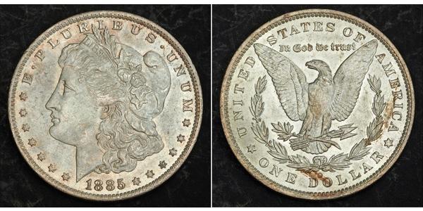 1 Dollar 美利堅合眾國 (1776 - ) 銀 