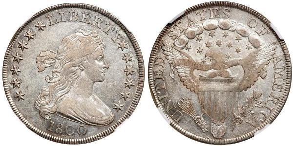 1 Dollar 美利堅合眾國 (1776 - ) 銀 Anne Willing Bingham (1764-1801)