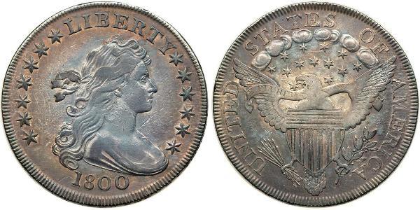 1 Dollar 美利堅合眾國 (1776 - ) 銀 Anne Willing Bingham (1764-1801)
