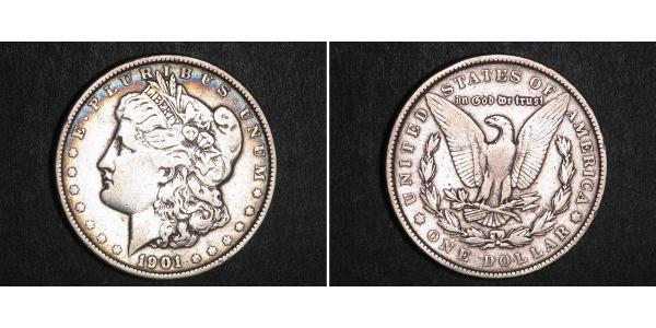 1 Dollar 美利堅合眾國 (1776 - ) 銀 