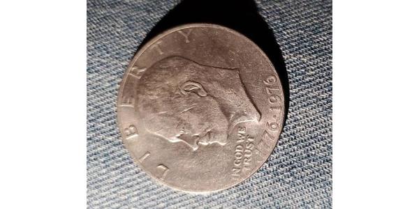 1 Dollar 美利堅合眾國 (1776 - ) 銀 Dwight David Eisenhower (1890-1969)