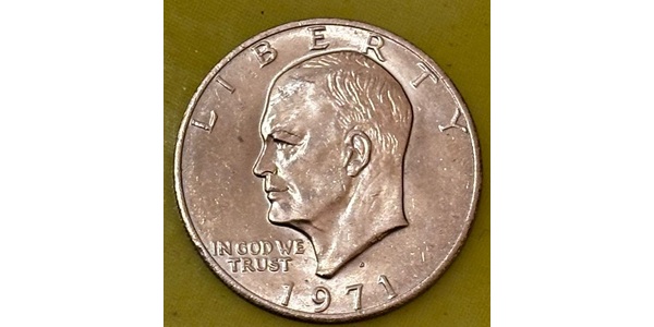 1 Dollar 美利堅合眾國 (1776 - ) 銀 Dwight David Eisenhower (1890-1969)