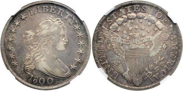 1 Dollar 美利堅合眾國 (1776 - ) 銀 Anne Willing Bingham (1764-1801)