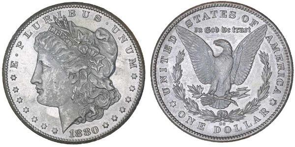 1 Dollar 美利堅合眾國 (1776 - ) 銀 