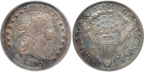 1 Dollar 美利堅合眾國 (1776 - ) 銀 Anne Willing Bingham (1764-1801)