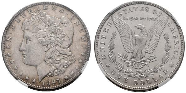1 Dollar 美利堅合眾國 (1776 - ) 銀 