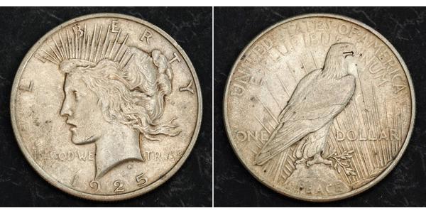 1 Dollar 美利堅合眾國 (1776 - ) 銀 