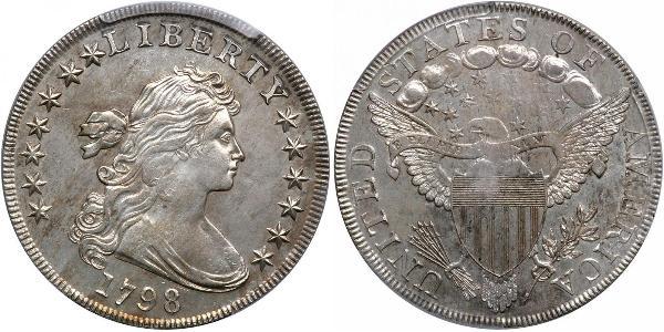 1 Dollar 美利堅合眾國 (1776 - ) 銀 Anne Willing Bingham (1764-1801)