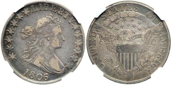 1 Dollar 美利堅合眾國 (1776 - ) 銀 Anne Willing Bingham (1764-1801)