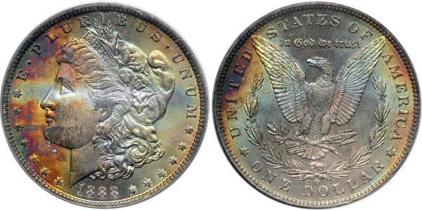 1 Dollar 美利堅合眾國 (1776 - ) 銀 