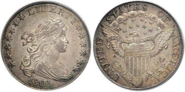 1 Dollar 美利堅合眾國 (1776 - ) 銀 Anne Willing Bingham (1764-1801)