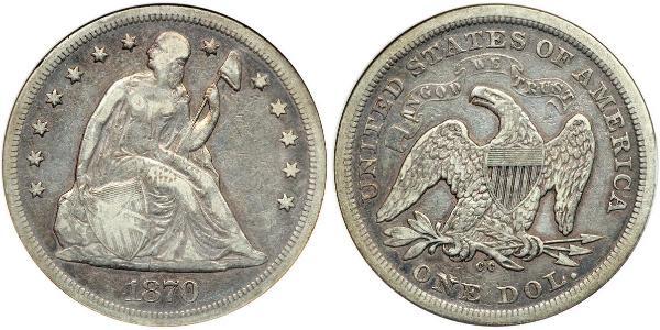 1 Dollar 美利堅合眾國 (1776 - ) 銀 