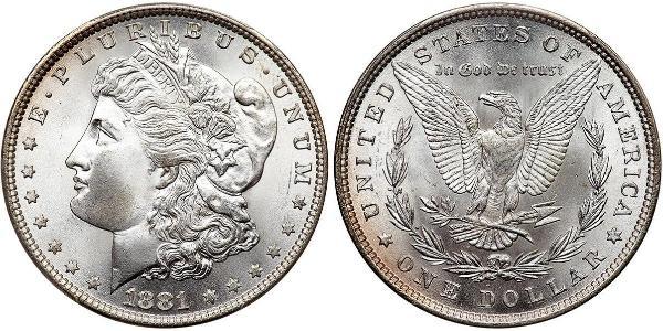 1 Dollar 美利堅合眾國 (1776 - ) 銀 