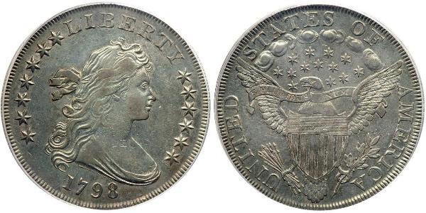 1 Dollar 美利堅合眾國 (1776 - ) 銀 Anne Willing Bingham (1764-1801)